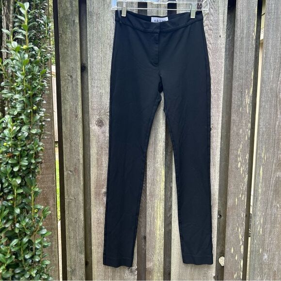 Callas Milano Black Crepe Black Pants Size 2 - Picture 2 of 10